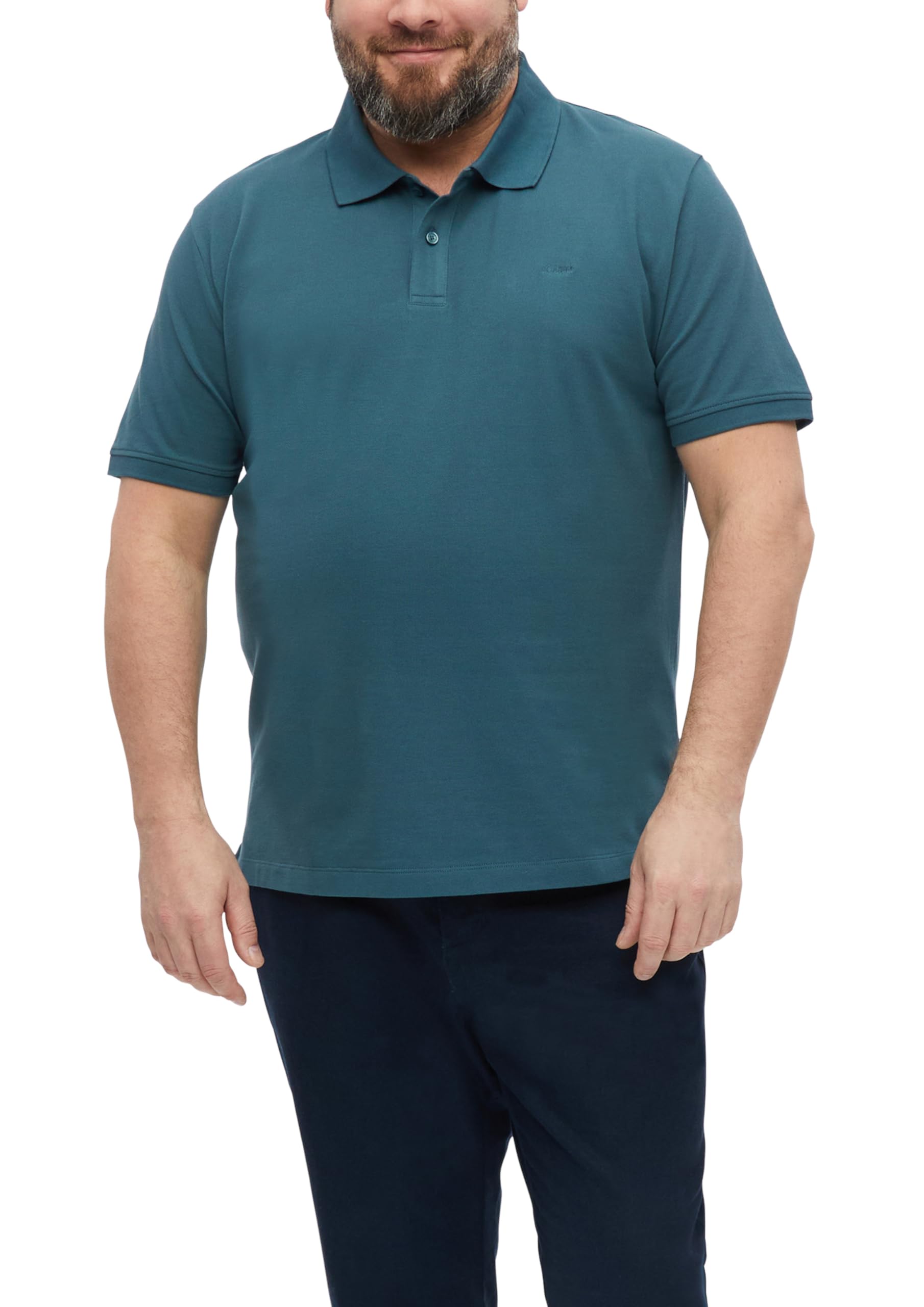 s.Oliver Polo Shirt with Embroidered Logo