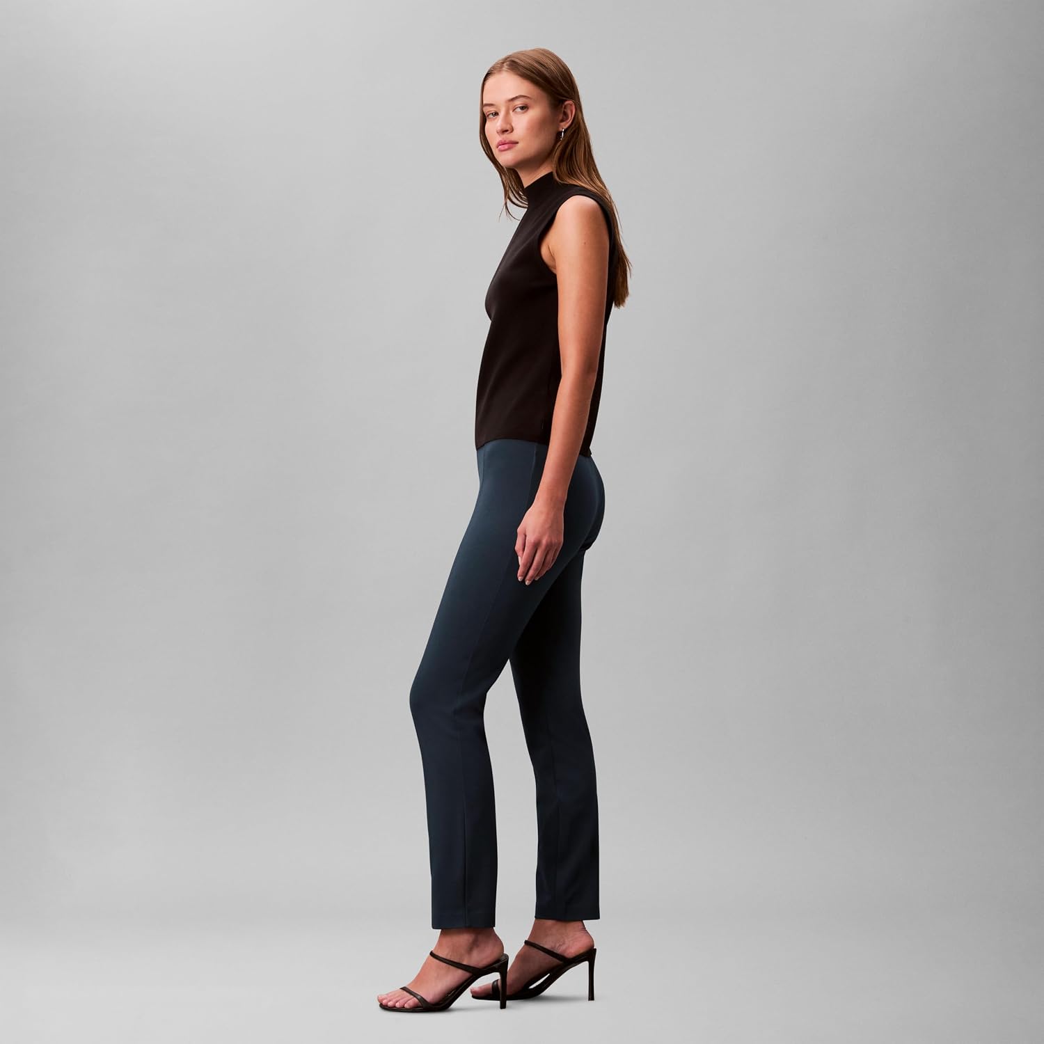 Calvin Klein Women's Ponte Skinny Fit Pants