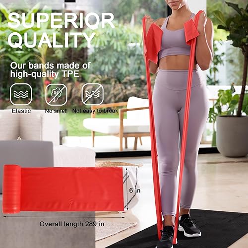 Miniatura 4 de Bandas de resistencia profesionales a granel. Banda elástica de terapia física. Bandas de resistencia bandas elásticas de ejercicio para
