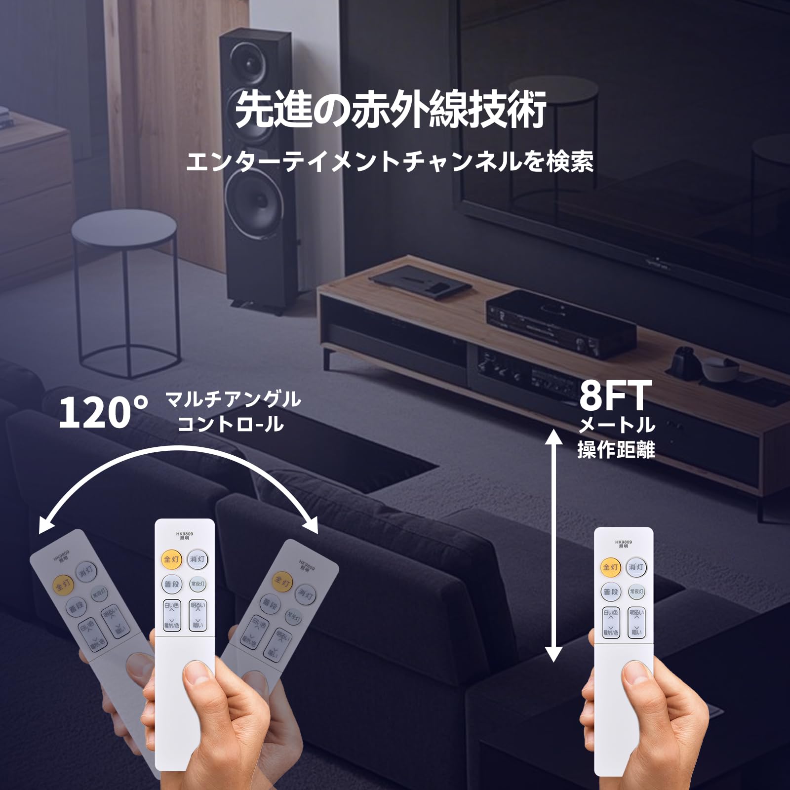 Amazon | シーリングライトリモコン HK9809 for Panasonic