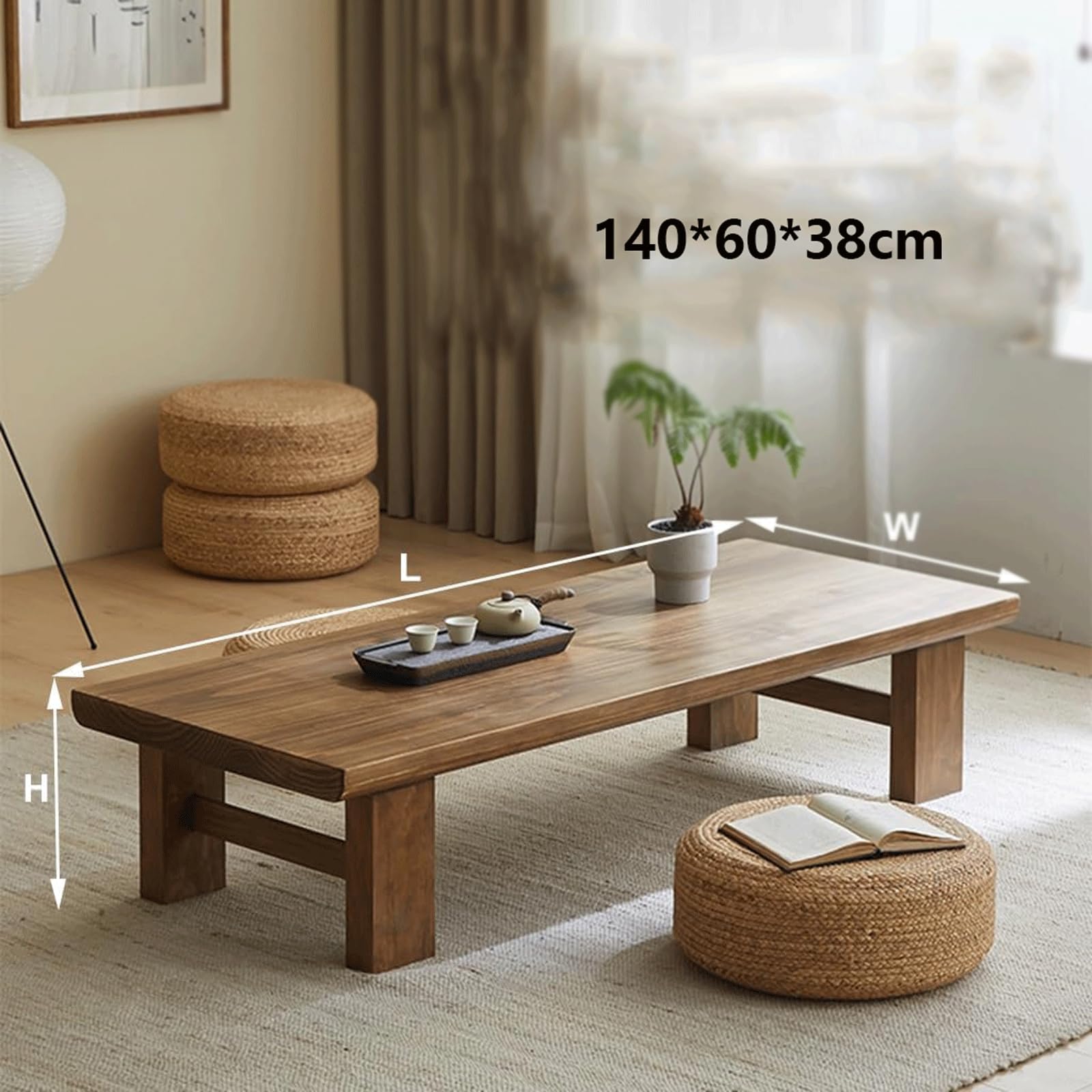 Palette Coffee Table/ パレットテーブル ヴィンテージ Floor Table Desk Rectangular Coffee Table Solid Wood Low