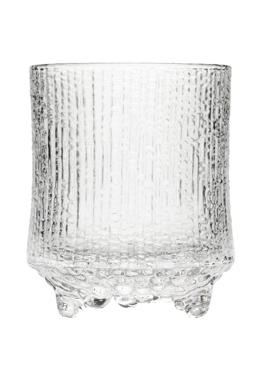 Vaso de agua Iittala Ultima Thule con diseño de vidrio tallado de lujo nórdico