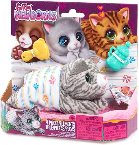 FurReal - Gatito interactivo para recién nacidos, pequeño gato de peluche con sonidos y movimiento, juguetes para niños a partir de 4 años Just Play disponible en Yaxa Venezuela