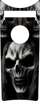 Kustom Cycle Parts Creepy Demons Dash Panel Console Insert! Compatible with 2008-2024+ Harley Davidson Road King Dash