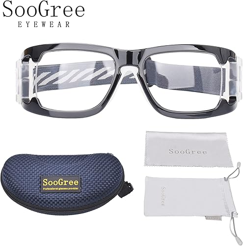 Miniatura 8 de SooGree Gafas deportivas de baloncesto para hombres y mujeres, gafas de seguridad, gafas de deporte, antivaho y choque de colisión