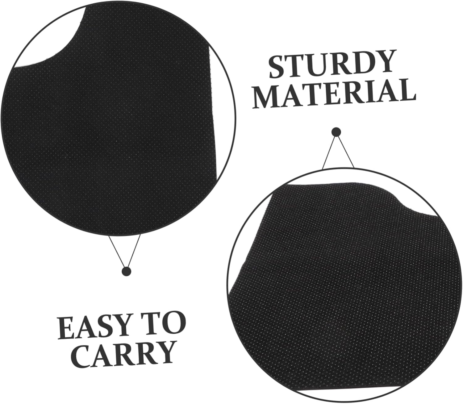 BESTOYARD 6pcs U-Shaped Toilet Training Mats Reusable Non- Bathroom Rugs for Toddlers Comfortable and Washable Toilet Lid Covers for Easy Potty Training
