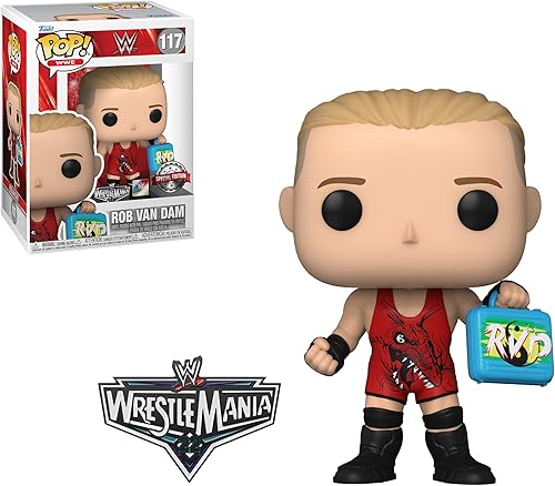 Miniatura 3 de Funko POP Pop! WWE Rob Van Dam Gamestop exclusivo con pin de Wrestlemania