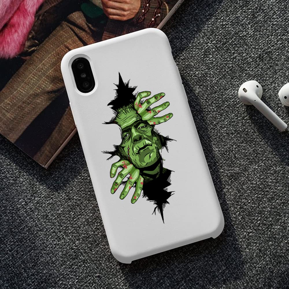 2 Autocollants 3D Effrayants - Poupée Sanglante Halloween Pour Coque Téléphone, Ordinateur, Voiture