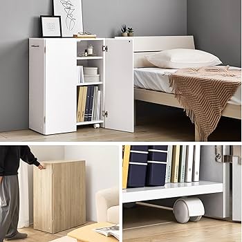 なゆ、本棚① Amazon｜萩原 本棚 扉付き 推し活【 隠して 収納 】コミック