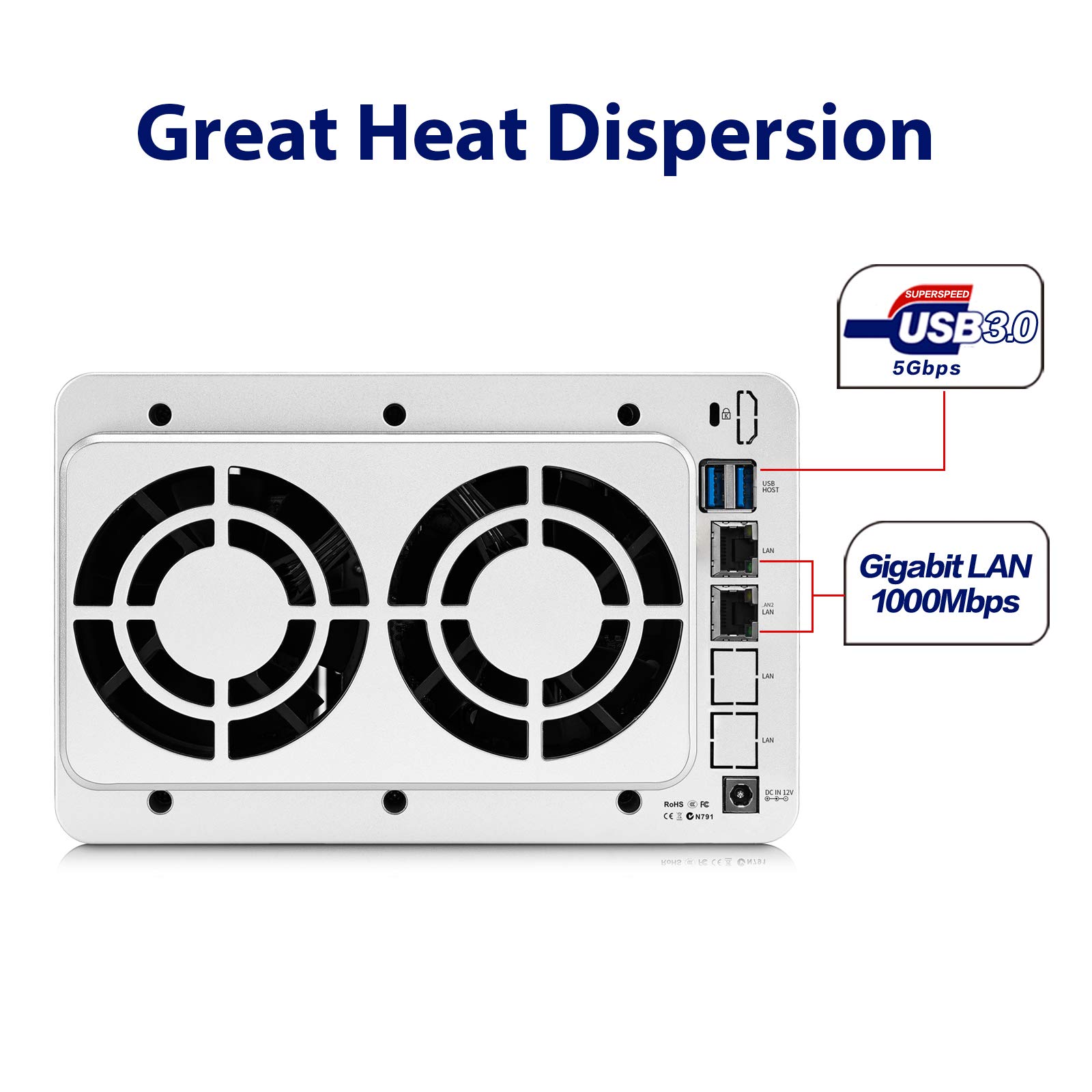 TERRAMASTER F5-221 5ベイNAS + 4GB DDR3 Amazon.co.jp: TerraMaster