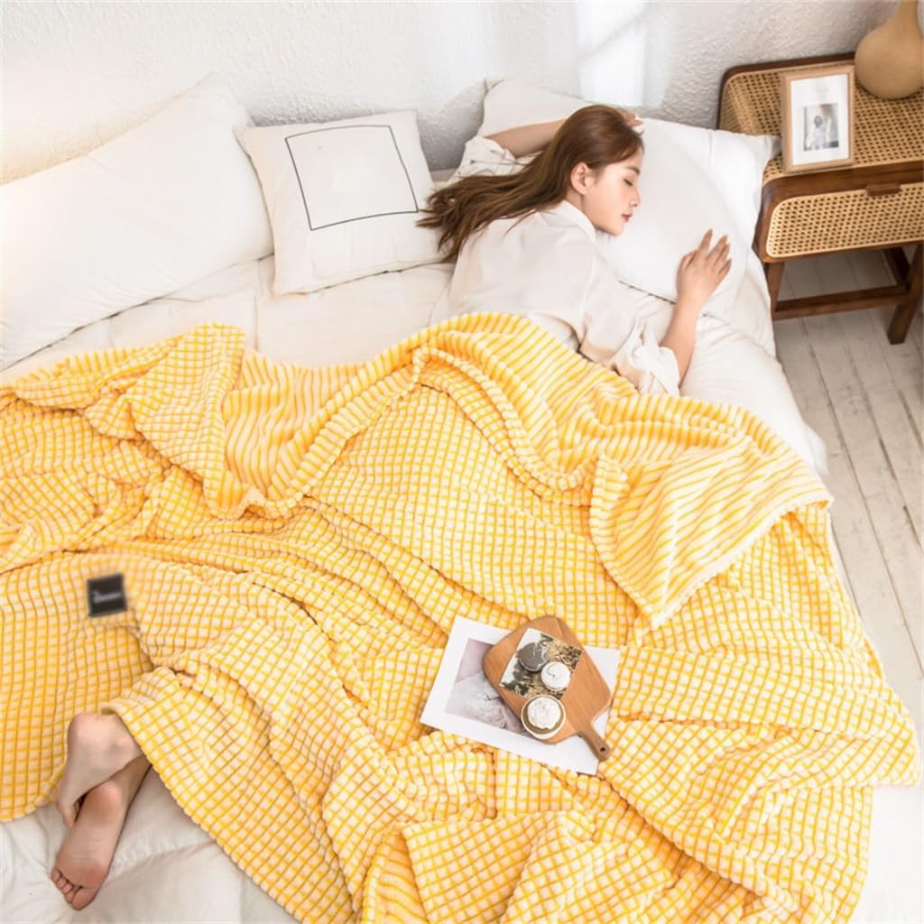 Milk Flannel Blanket Office Napping Coral Velvet Bean Single Quilt Sofa Cover