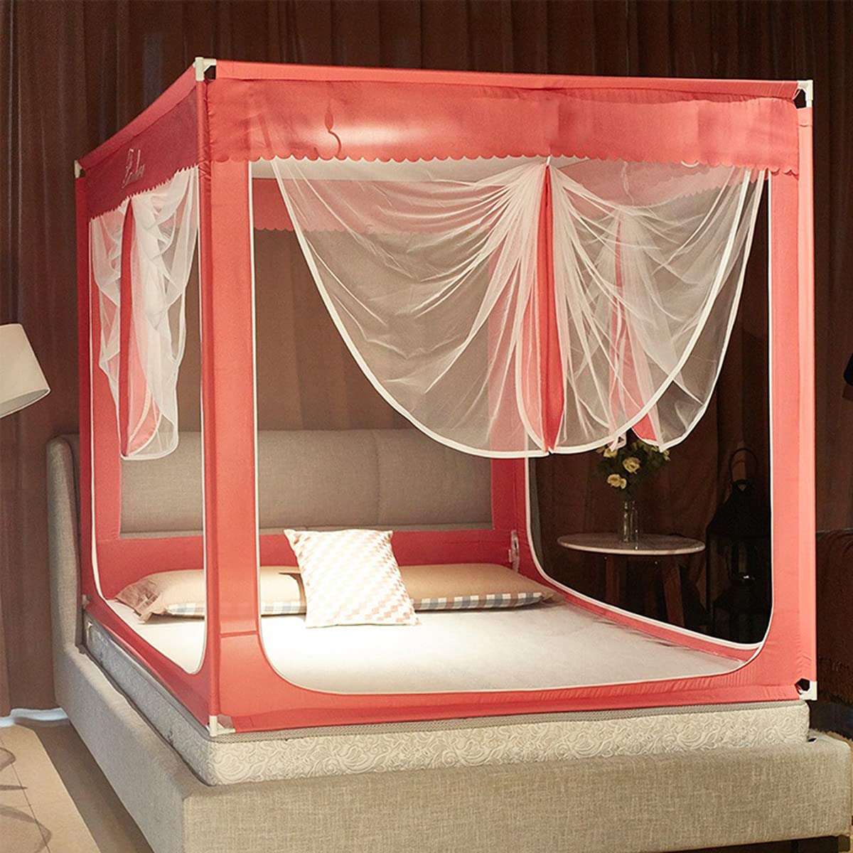 Moustiquaire lit double 150 cm pour stopper les moustiques la nuit