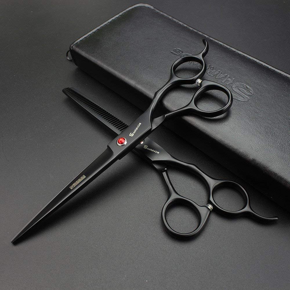 Lot de ciseaux de coiffure professionnels 15,2 cm personnalisés, en acier inoxydable