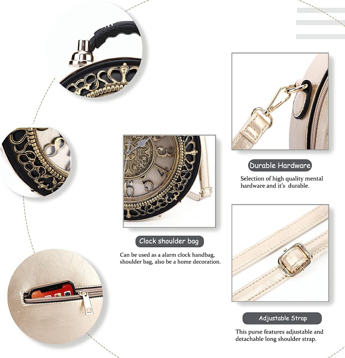 Angel Barcelo Crossbody Purse and Handbags for Women Fashion Ladies Shoulder Bag - Image 4