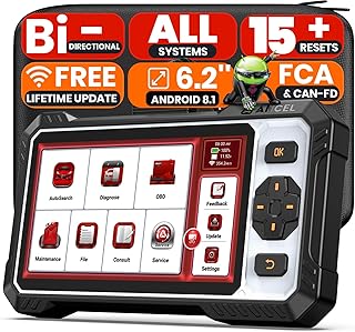 ANCEL FX6100 Bidirectional OBD2 Scanner Scan Tool, All Systems Car Diagnostic Scanner Code Reader with Active Test, 15+ Re...
