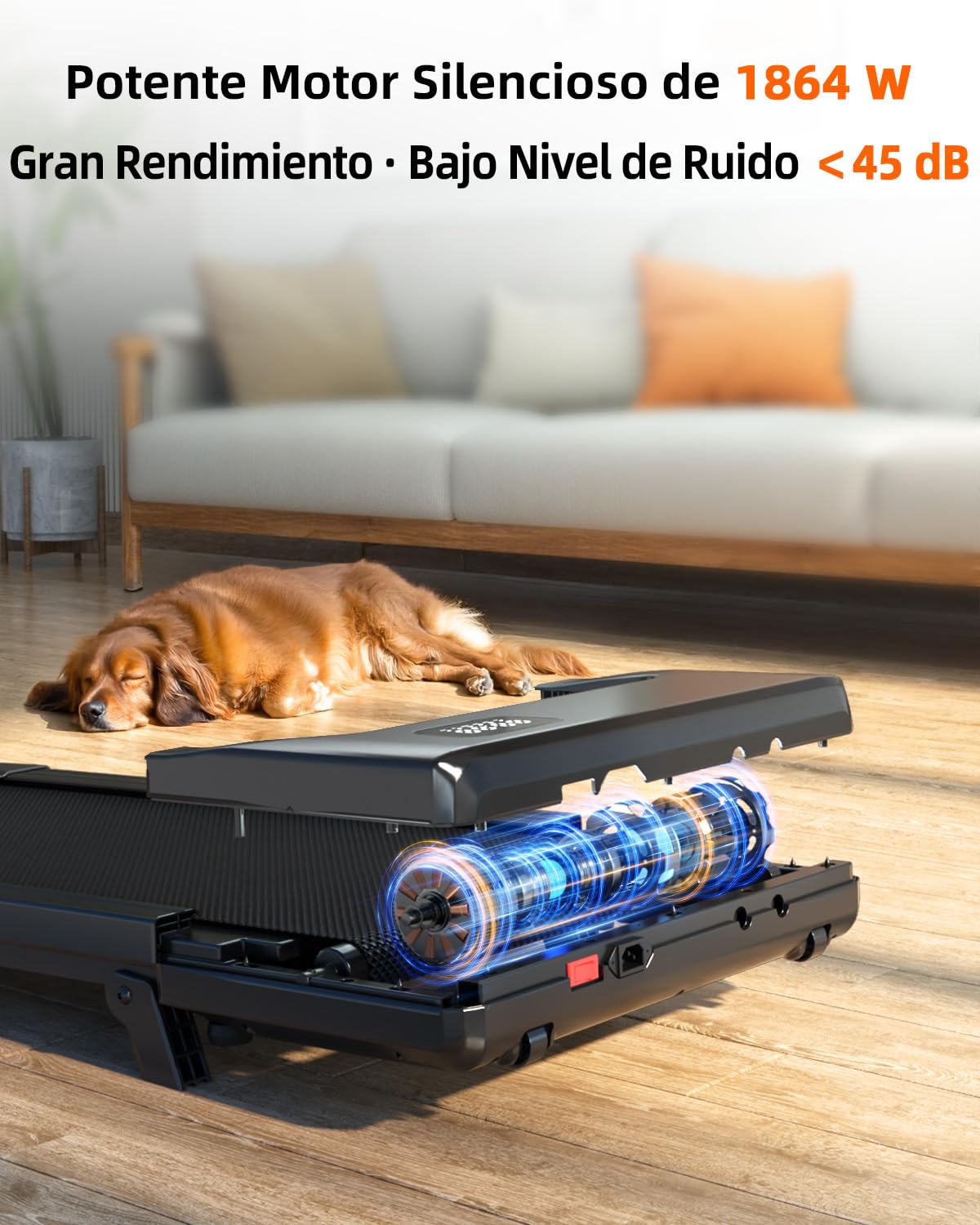 Copant Raceable Cinta de Correr para Oficina y Casa, Cinta de Andar 2,5 HP, Walking Pad Capacidad de Peso 136KG 159KG, Cinta Caminar Passadeira, Adecuado para Dispositivo Portatil Alta Tecnología
