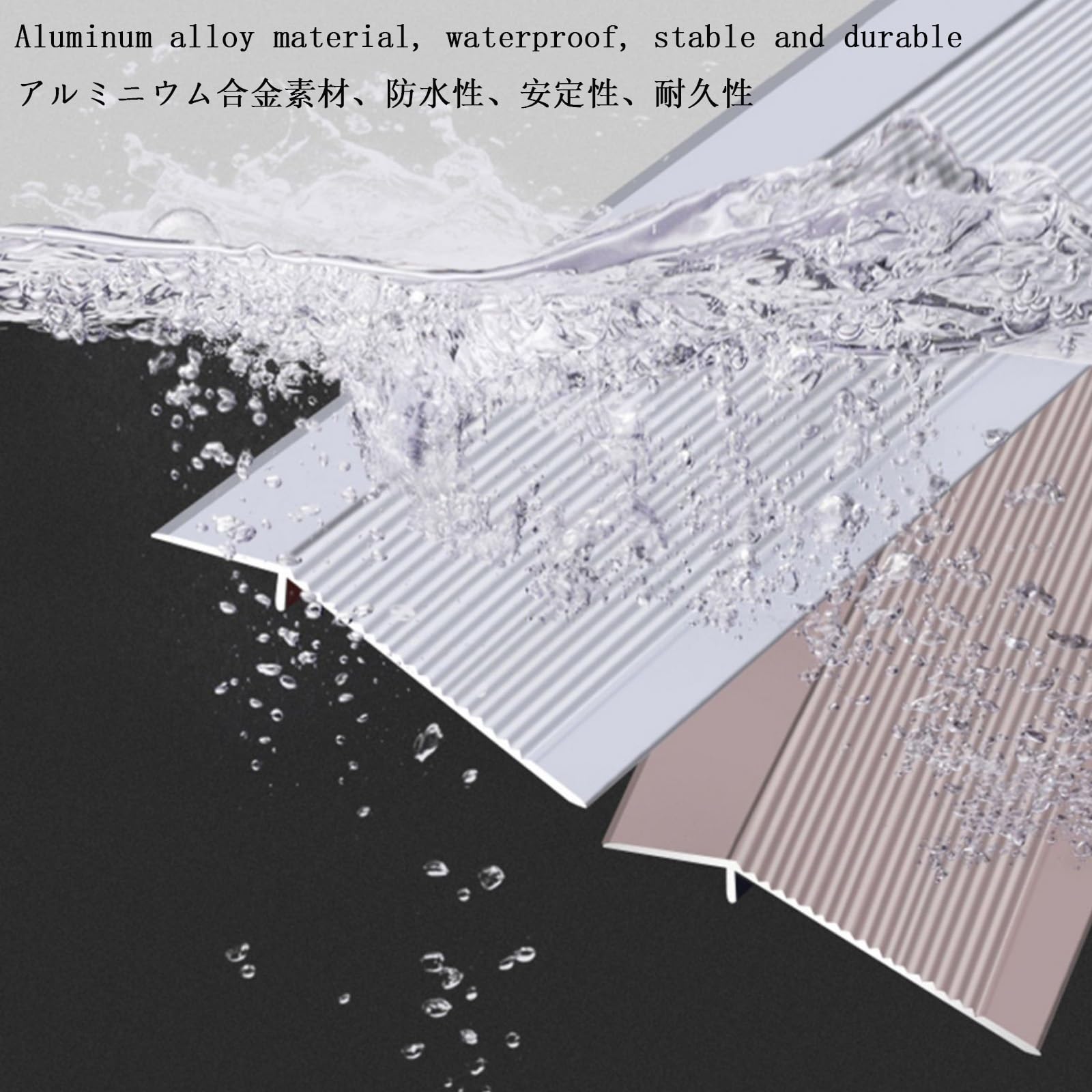 Perfil De Transición De Aluminio, Suelo Tira De Transición De Piso Aluminio, Perfil De Transición Tapajuntas Suelo, para Transiciones De Umbral con Una Altura De 10-35 Mm(Grey,900cm(90x10))