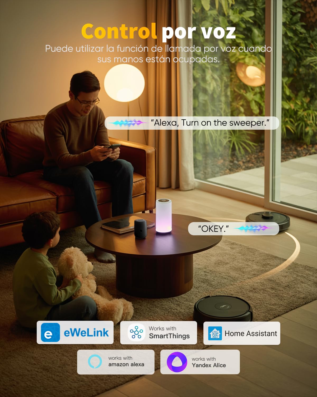 GreenSun Enchufe Inteligente WiFi con Medidor, Alexa y eWeLink, 4 Uds | Control por voz y app: programa horarios, usa temporizador y consulta consumo en eWeLink. Compatible con Alexa y SmartThings