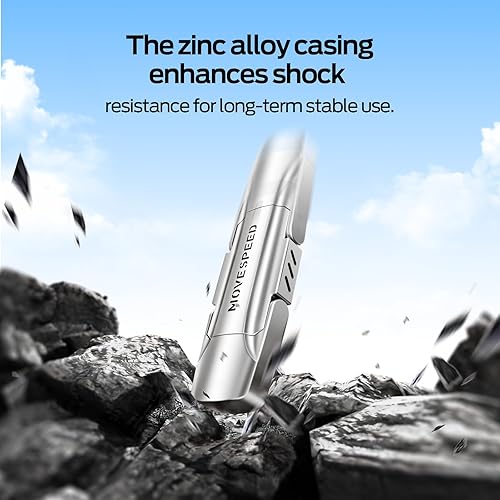 Miniatura 6 de MOVE SPEED Unidad flash de estado sólido de 1 TB, unidad USB de alta velocidad de 570 MBs con puerto dual tipo C + unidad USB 3.2, unidad de pulgar