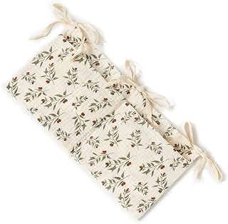 Baby Bedside Storage Bag With 2 Pockets - Lightweight Hanging Organizer for Diapers, Pacifiers & More