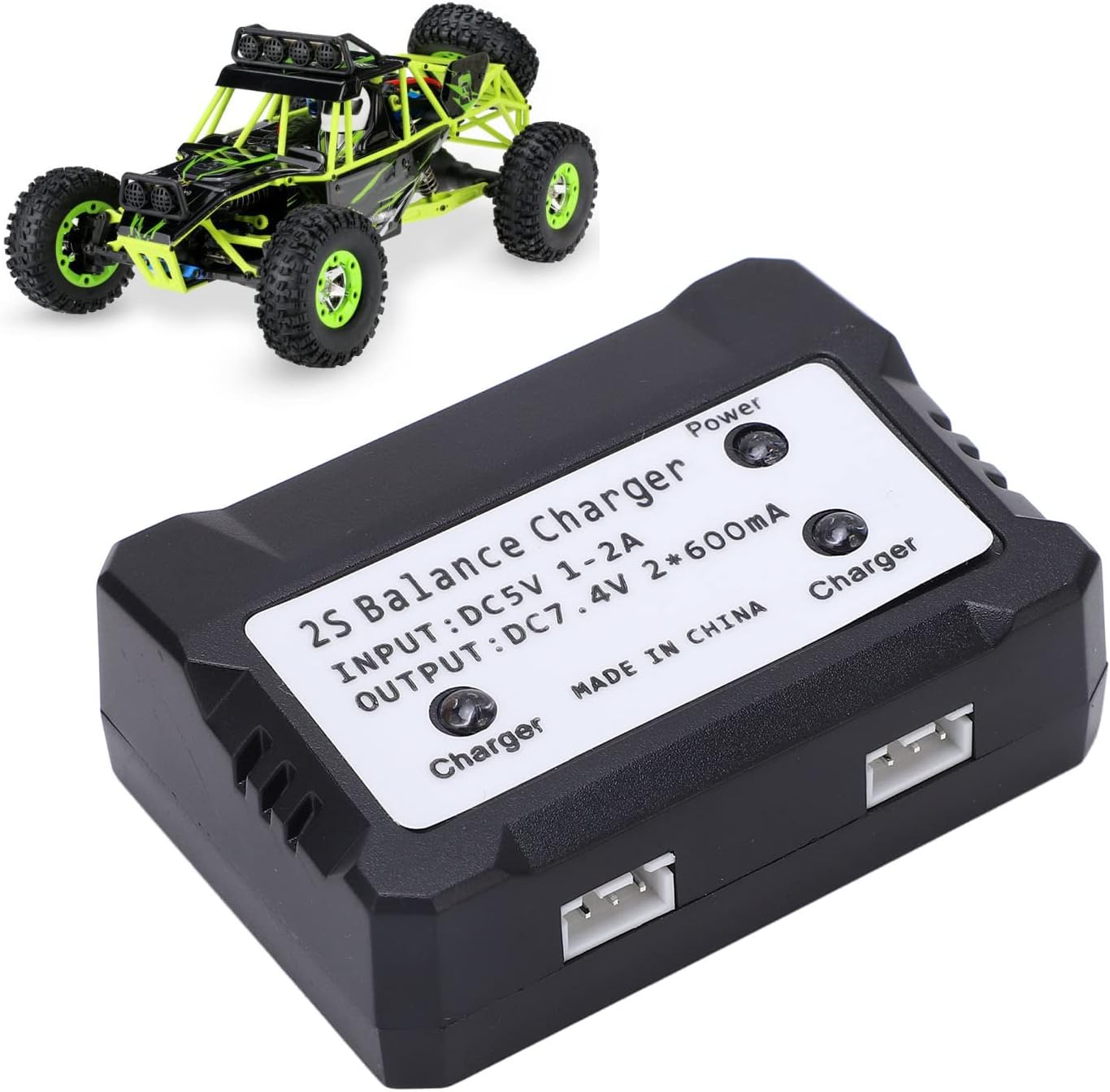 Alomejor 2S Balance Digital Battery Pack LiPo Battery RC Car Boat Plane Spare Parts