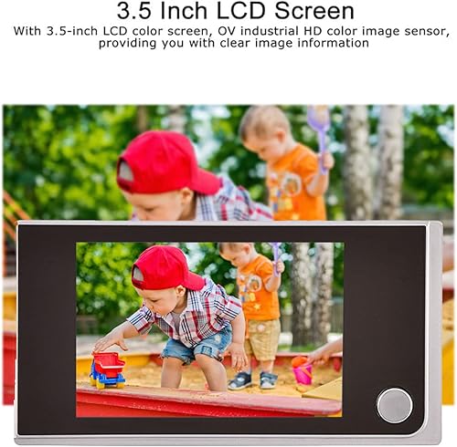 Miniatura 6 de Visor de puerta de ojo de gato, visor digital Tangxi de puerta, visor de mirilla de puerta con pantalla LCD de 3.5 pulgadas y mirador de ojo de gato