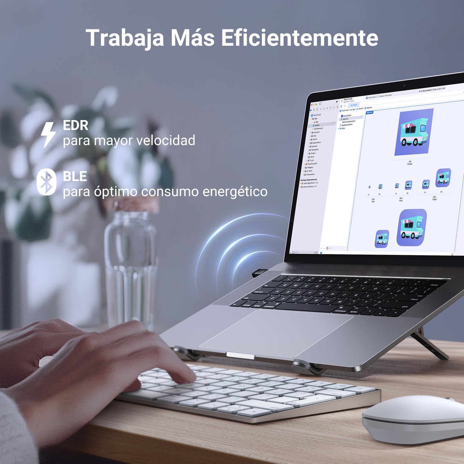 UGREEN USB Bluetooth 6.0 Adaptador para PC Windows 11 10 8.1