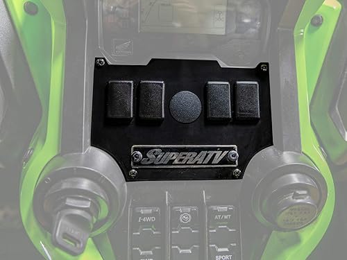 SuperATV Panel de interruptores basculantes para Honda Talon 1000R  1000X  1000X-4 2019+  Instalación rápida y fácil  Se ve de fábrica y tiene