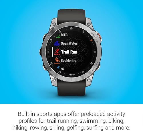 Miniatura 4 de Garmin Epix Gen 2, reloj inteligente activo de alta calidad, características de salud y bienestar, pantalla AMOLED con pantalla táctil, reloj