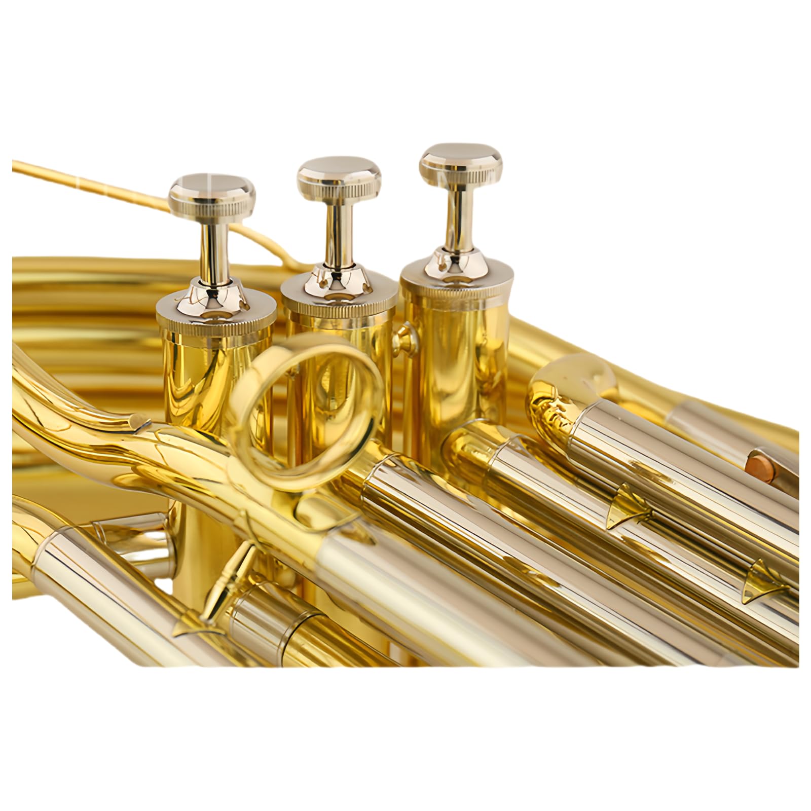 Sousaphone Brass Instrument, Gold Lacquered Finish