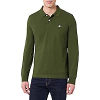 GANT Reg Shield LS Pique Rugger Polo, Verde