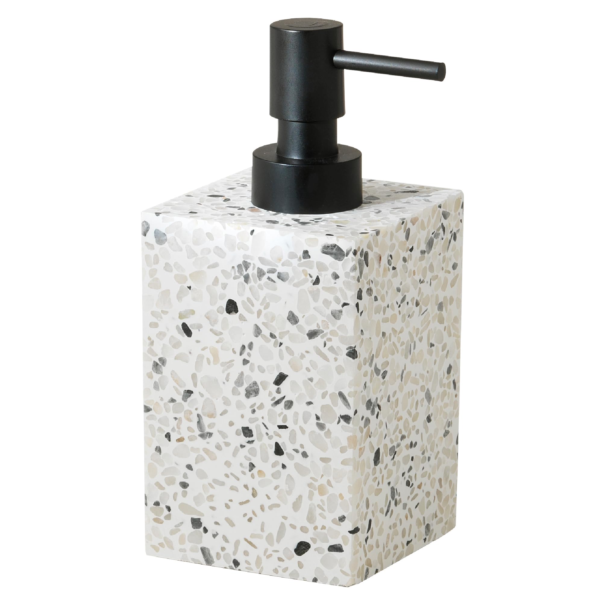Dosatore Sapone Liquido Queenstown Gedy - Ceramica Bianca Ecologica, Design Elegante, 16.5x6.5cm - Foto 13