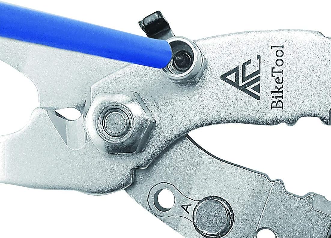 BikeTool Cycling Cable Cutter&Bike Chain Master Missing Link Pliers 5 in 1 Multifunction Tool Kit for Road Mountain Cyclocorss Gravel E-Bike BMX Bicycle use (Gray) : Everything Else