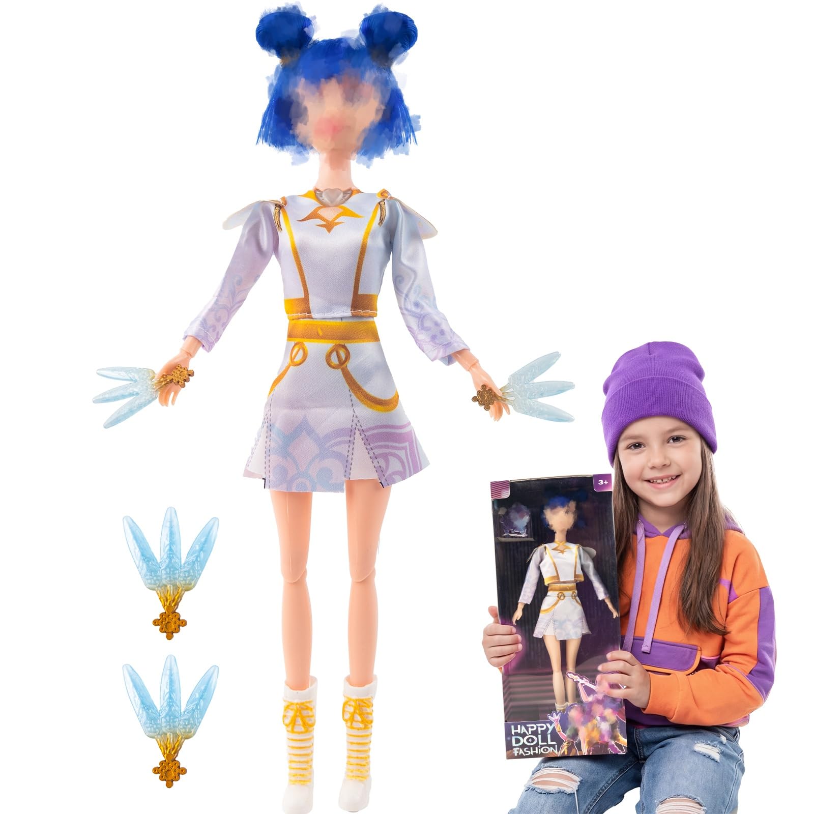Kids Toys Hunter Figures, Cute Dolls & figurine with Movie Pop Singer Idol Collectible Models Set Anime Action Figures Fan Merch for Display Desk Decor Carnival Christmas Birthday Gifts