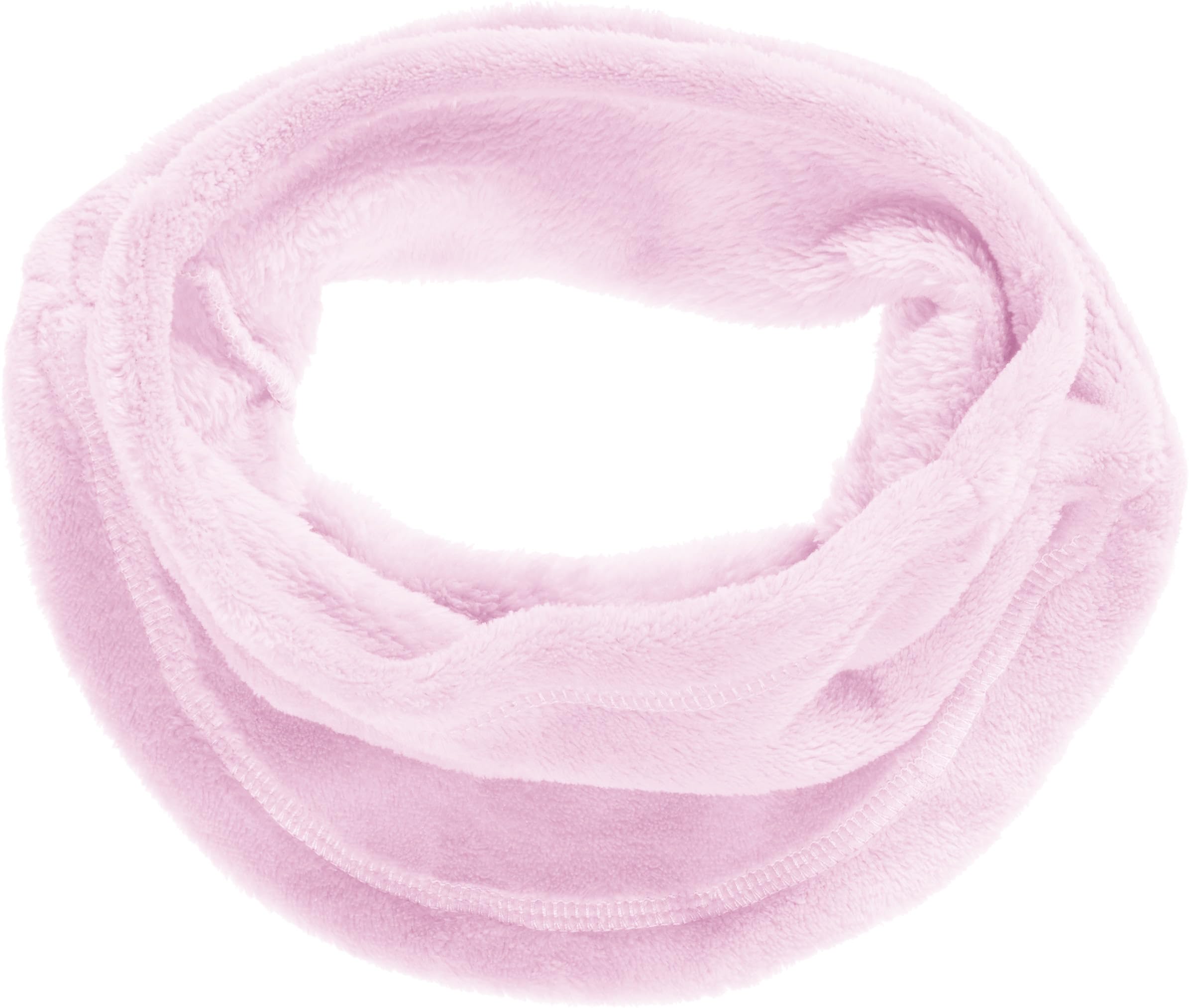 Playshoes Bufanda de Tubo Polar Unisex niños, Polar de Peluche Rosa, Talla única