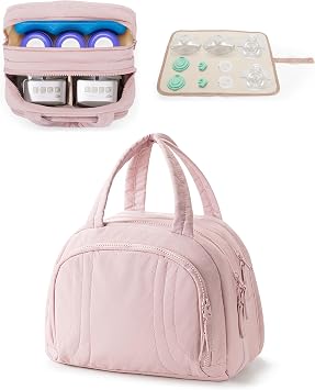 Wearable Breast Pump Bag Compatible with Momcozy/Medela/Elvie/Eufy
