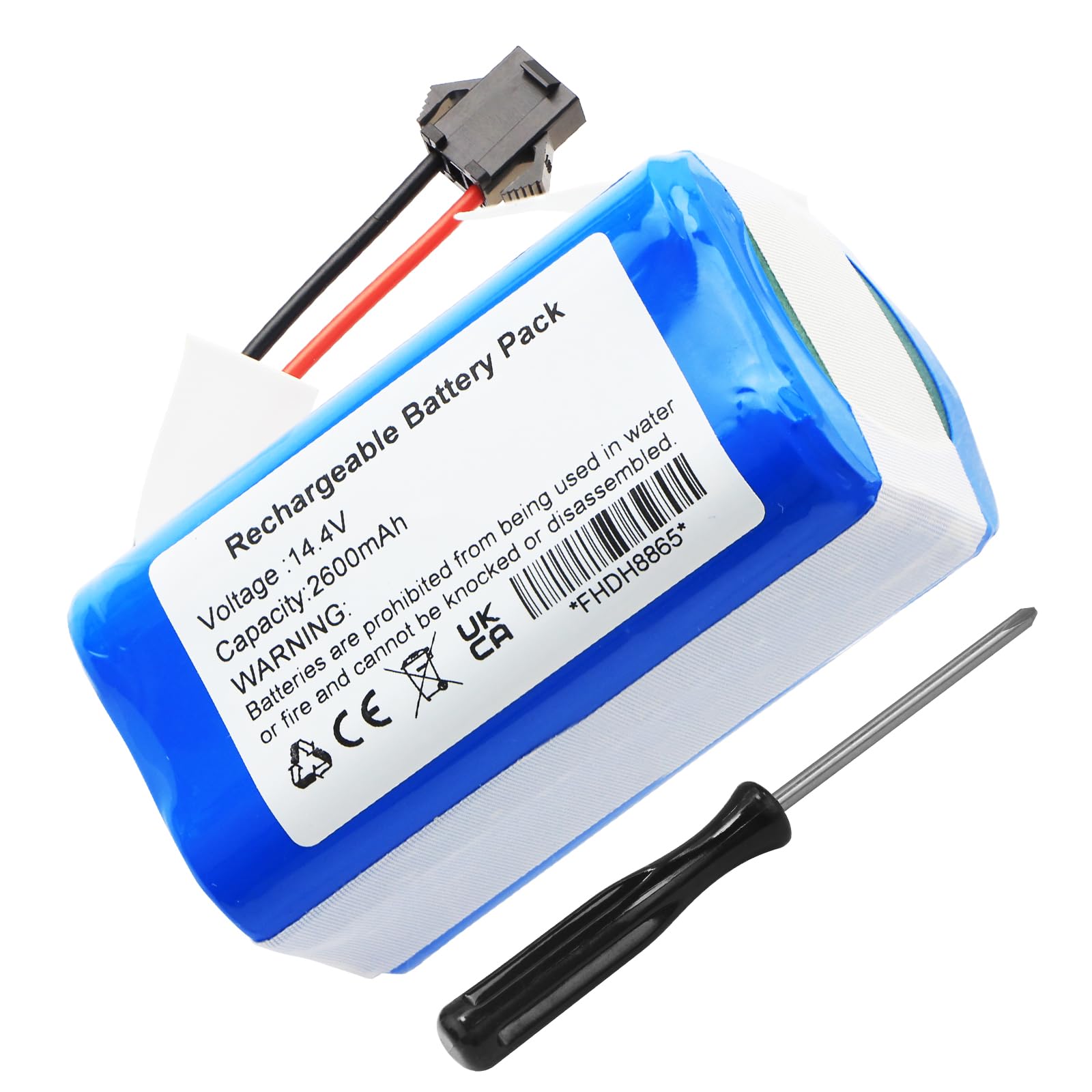 Battery Replacement for Lefant M310 M310G M310B, M310 Ultra, M330 Pro,Onson J10C, Tesvor M1 N1 S3 S6 Turbo X500, Proscenic 850T 850P, Ultenic D5, D5S Pro Robot Vacuum SUN-INTE-172 CMICR18650F8M7-4S1P
