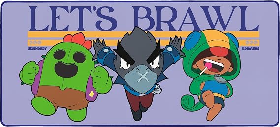 Brawl Stars Legendary XXL Mouse Pad & Desk Mat 90x40cm Non-Slip Official