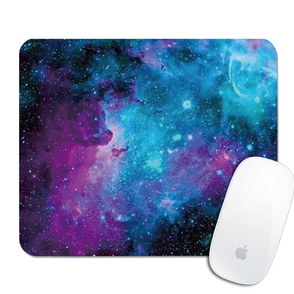 Royal Up Decorate Galaxy Nebula Pattern Custom Mouse Pad, Durable Waterproof Rectangle Working Mouse Pads, Personalized…