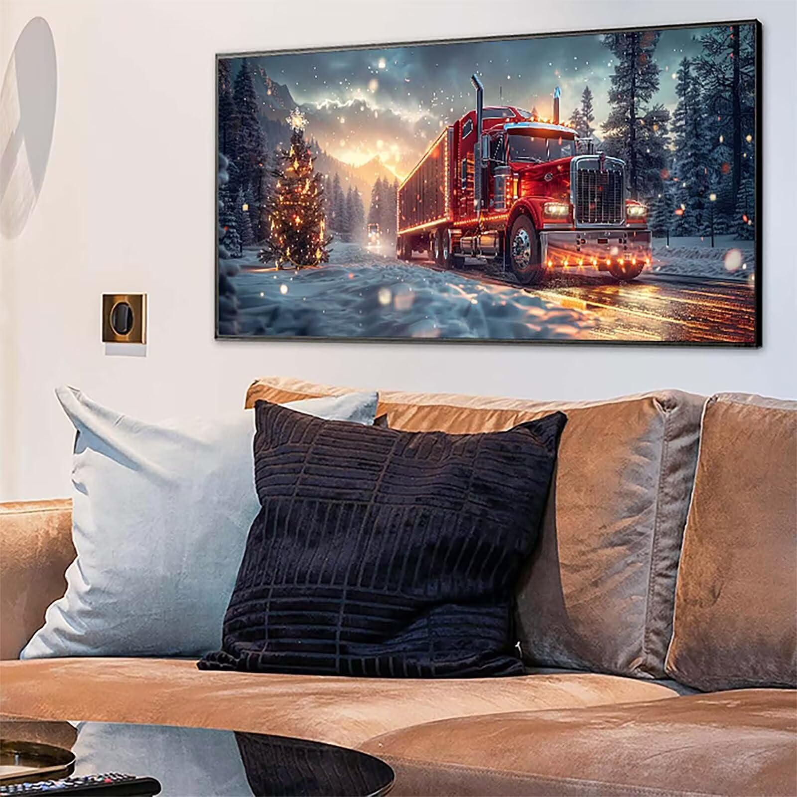 Camion Diamond Painting Grandi Dimensioni 80x160cm, Diamond Painting F-9574