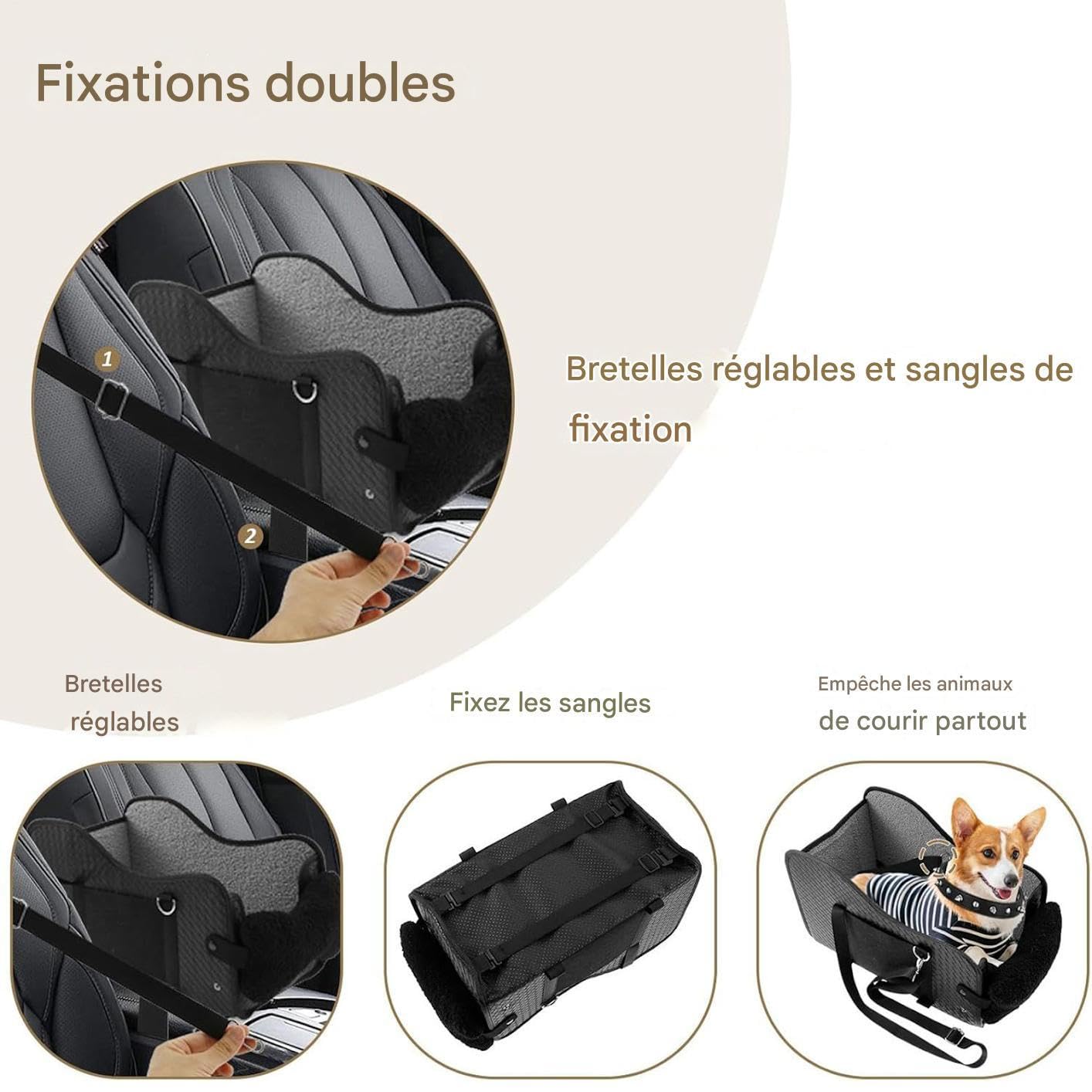 Fotel Samochodowy Dla Zwierzat Podkładka Dla Zwierząt Do 7 Kg