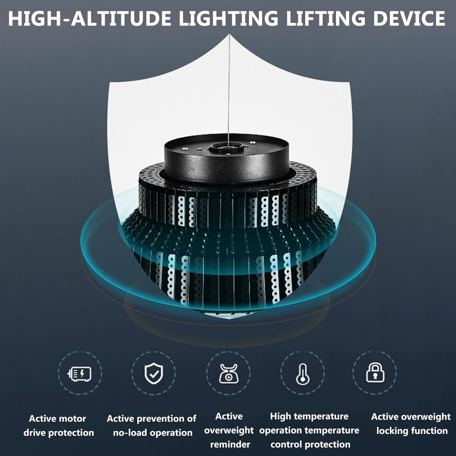 Paranco Elettrico for lampadari, lampadario soffitto Alto, Massimo 15kg