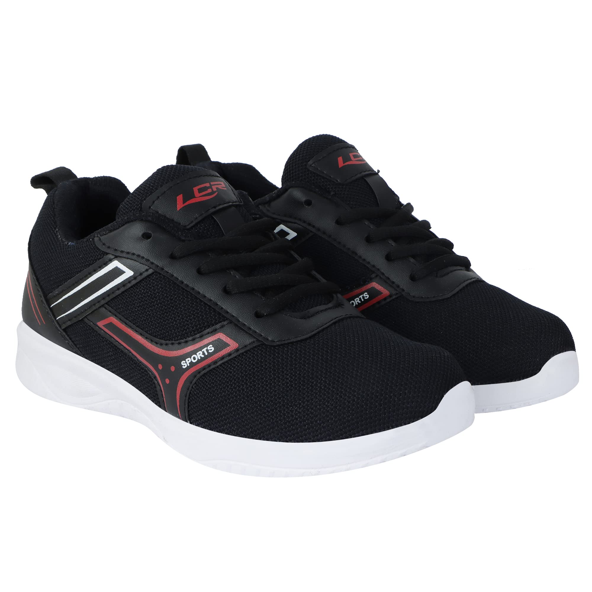 LANCER Kids JUNIOR-117BLK-RED Black/Red Sports & Outdoor Running Shoes (B0BWJVGWKY) Amazon Price History, Amazon Price Tracker