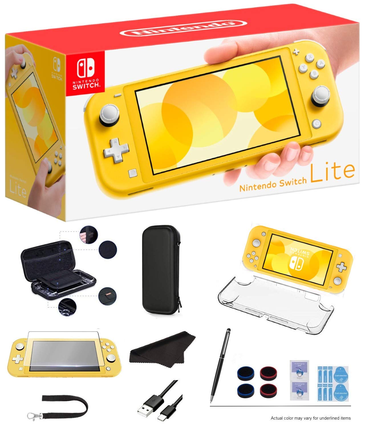 Nintendo Switch Nintendo Switch Lite yellow Nintendo Switch Lite, Compact Lightweight Handheld Console, 32GB