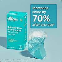 Vista 6 de Ethique Curl-Defining Shampoo Bar with Shea Butter - Plastic-Free, Vegan, Cruelty-Free, 3.88 oz - Professor Curl