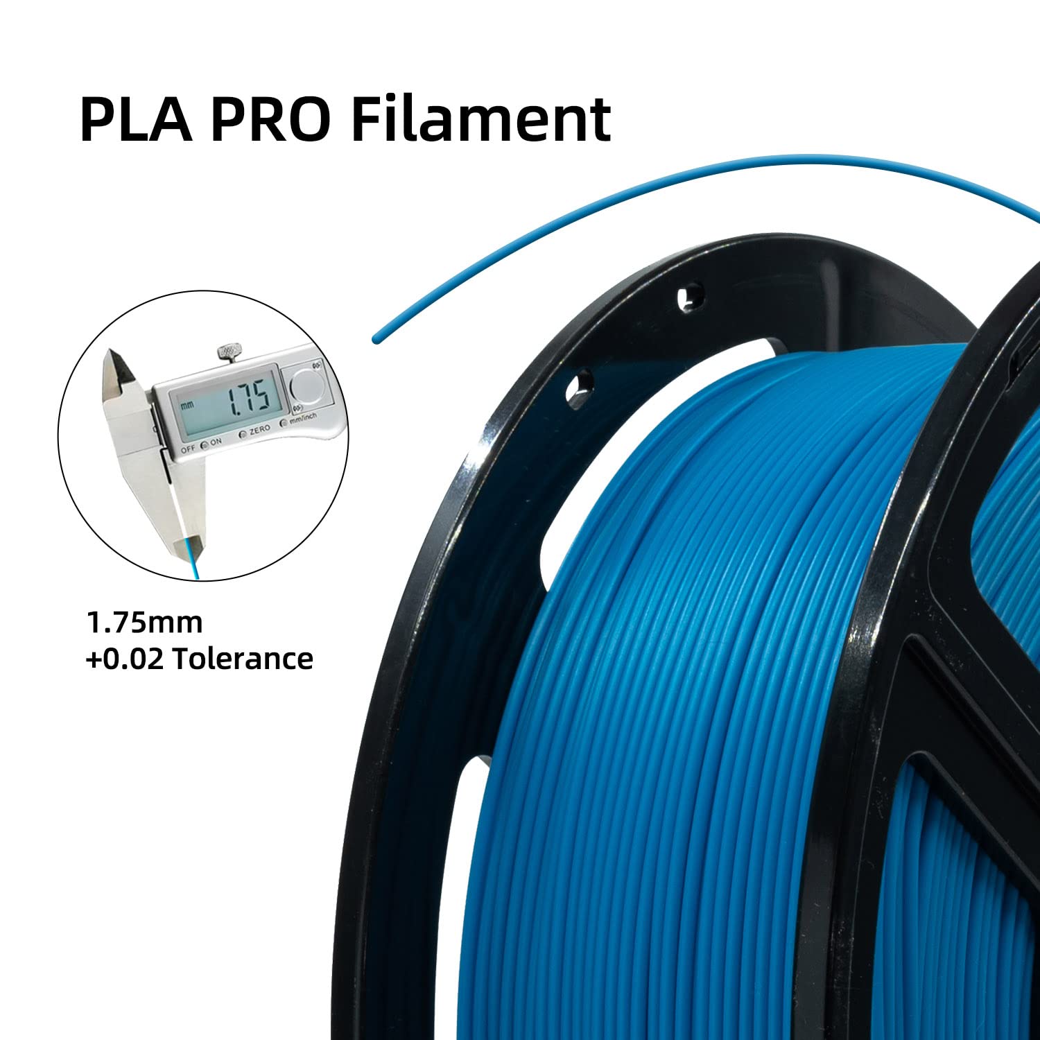 FLASHFORGE PLA Pro Filamento 1,75 mm - Filamento di stampa 3D Pro, Filamento di stampa 3D (1KG, Blu brillante)