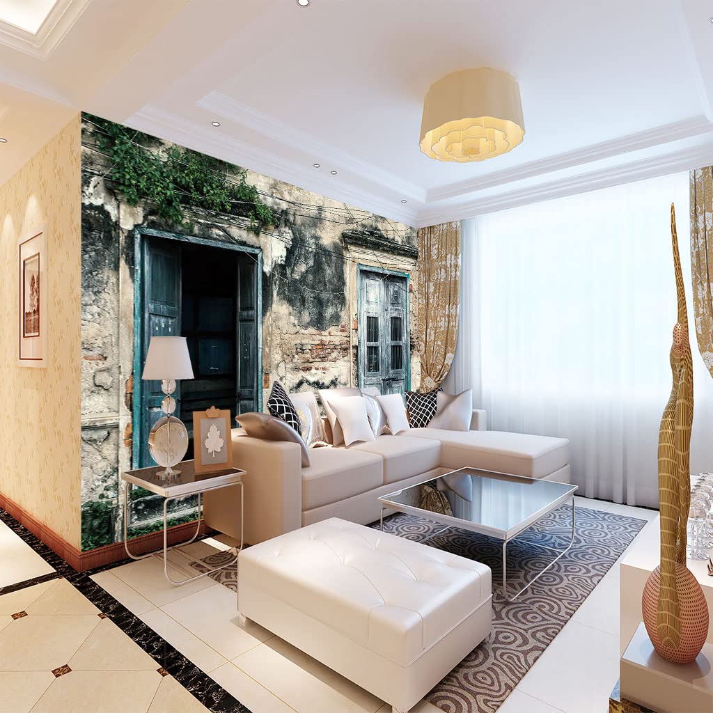 Papier peint panoramique trompe l'oeil 3d pour agrandir une chambre à coucher