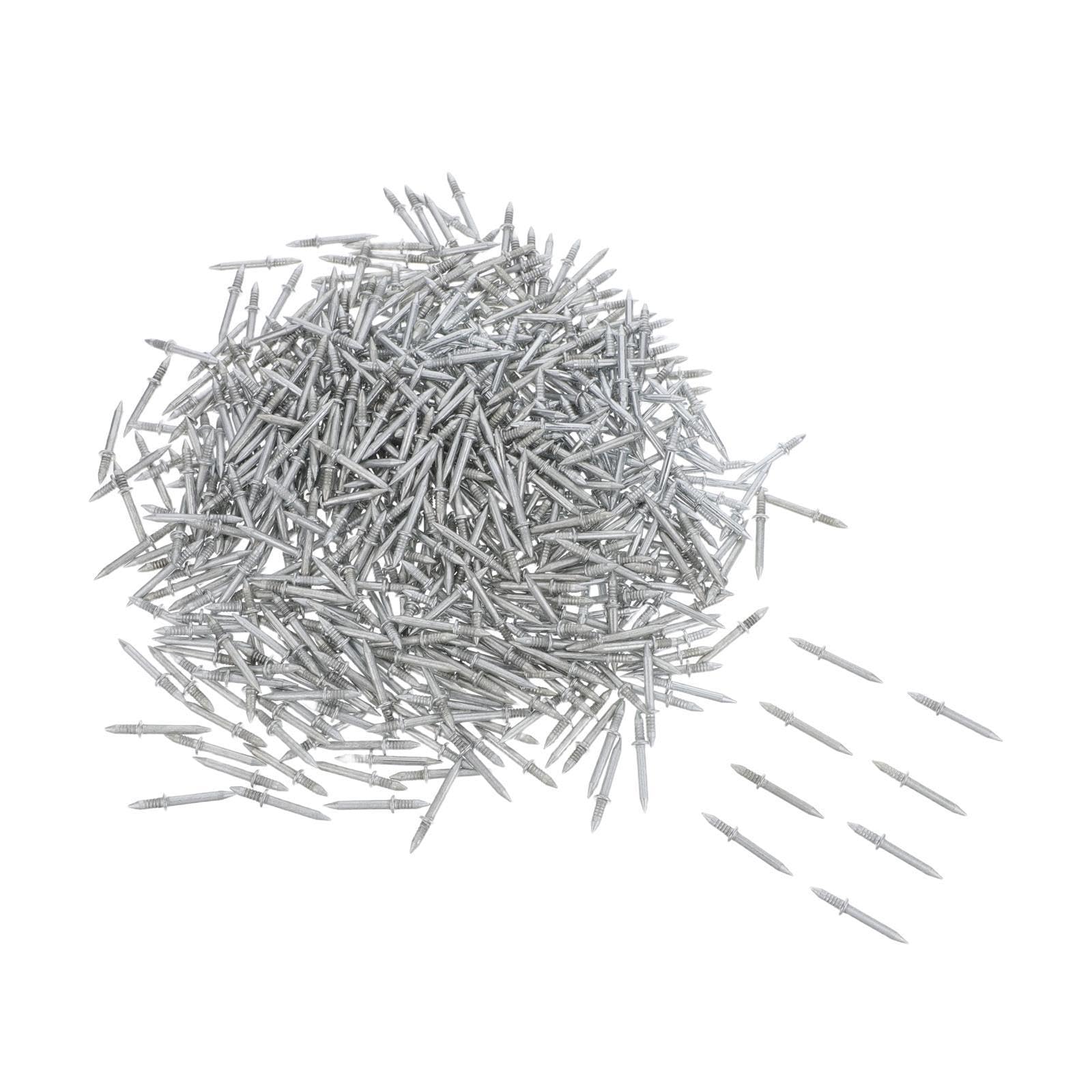 Clavos de Doble Cabeza de Acero al Carbono para Rodapiés y Molduras, 600 Unidades