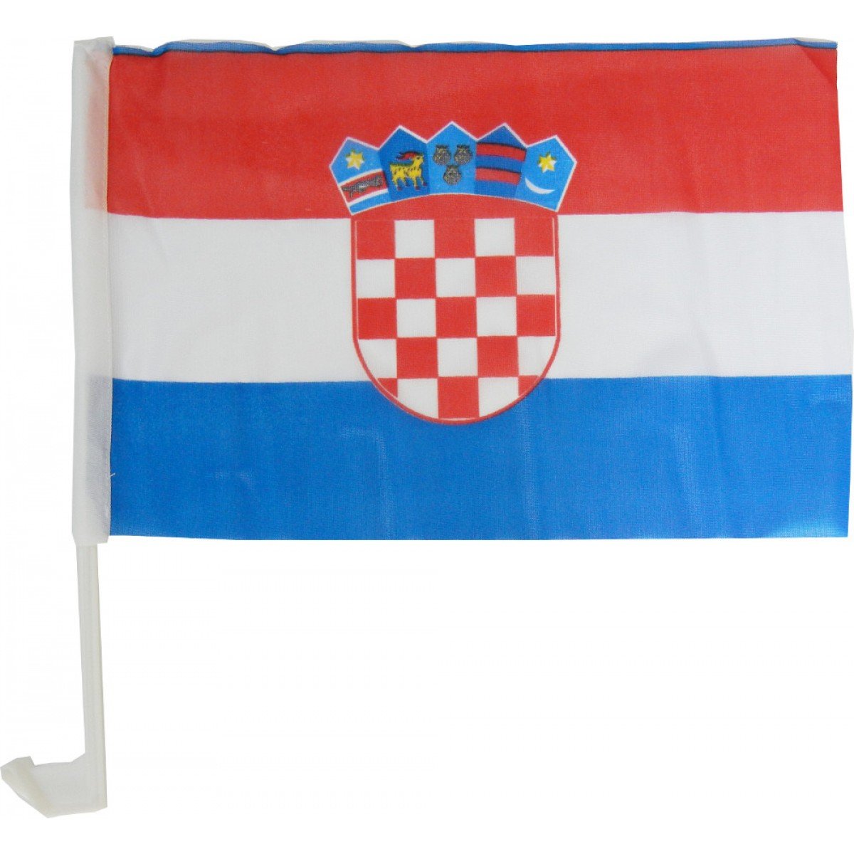 Car Flag, Carflag Croatia, Hrvatska Croatia, Set of 2