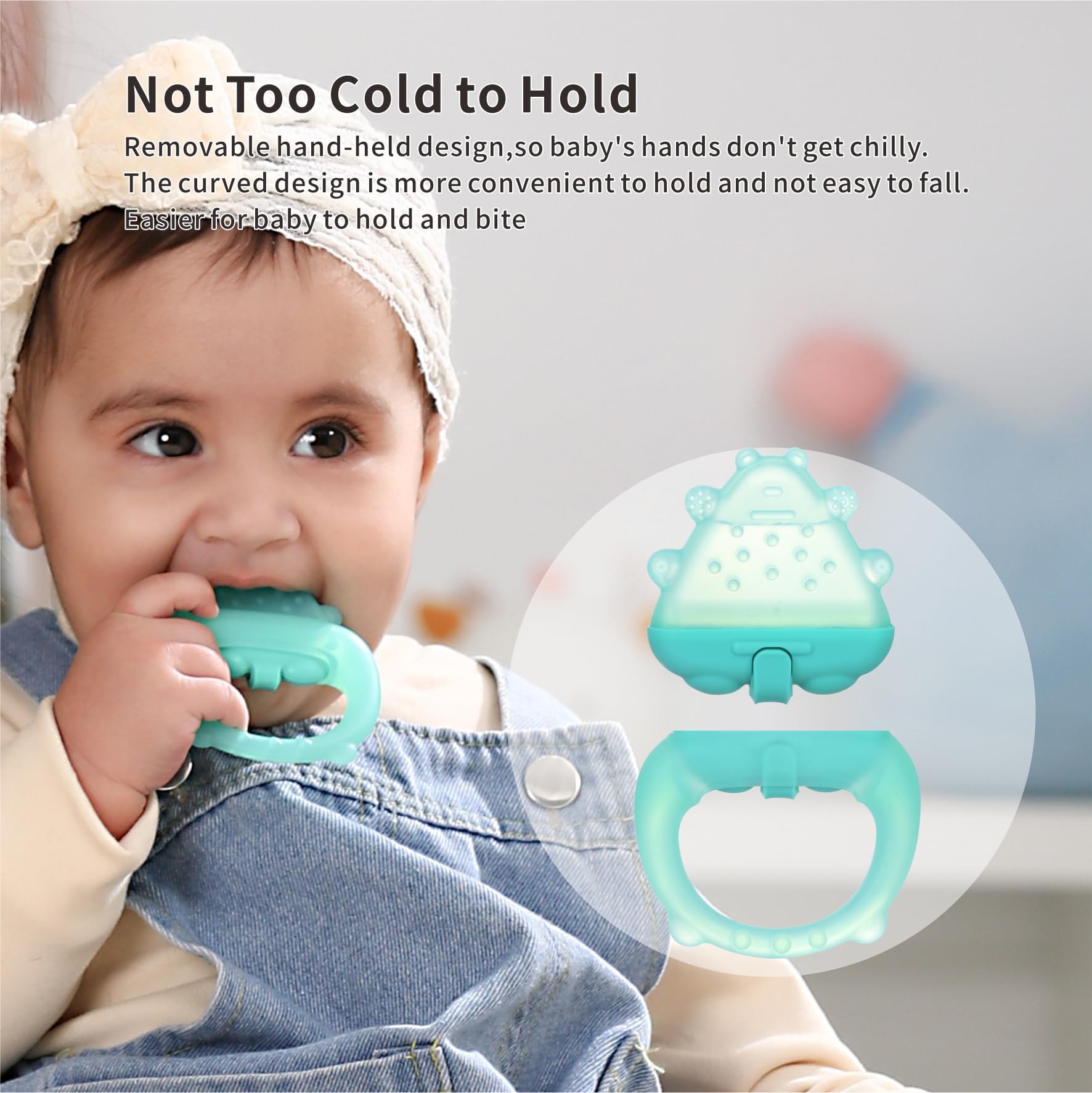 Freezable Baby Teether Toys,Water Fillable Baby Teething Relief,Chill Teether for Babies 0-3-6-12-24 Months - Image 4